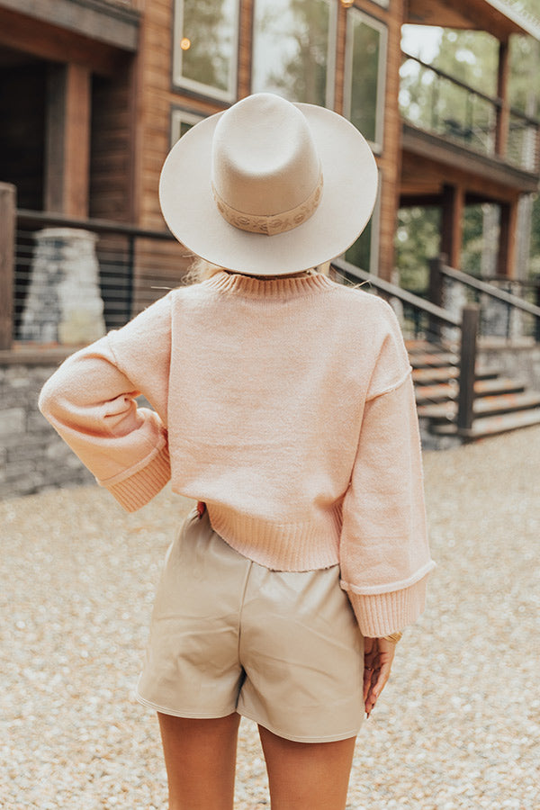 Quaint Cottage Sweater In Pink Image - 1