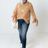 Pumpkin Patch Please Floral Shift Top In Golden Honey Curves Image - 1