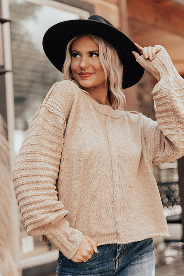 Beside The Fire Cable Knit Sweater Image - 1