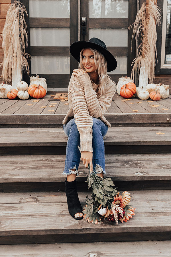 Beside The Fire Cable Knit Sweater Image - 2