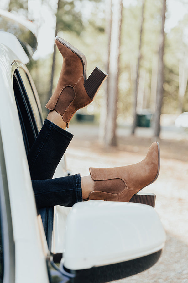 The Riddleigh Faux Suede Bootie Image - 2