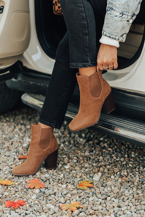 The Riddleigh Faux Suede Bootie