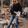 Peacekeeper Shift Sweater In Black Image - 1
