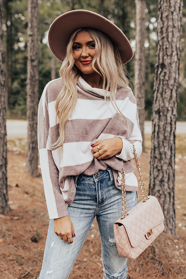 Warmest Winter Striped Sweater Image - 2