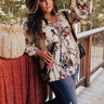 Say Something Sweet Floral Shift Top Curves Image - 1