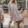 Path To Love Floral Babydoll Dress In Taupe Image - 1