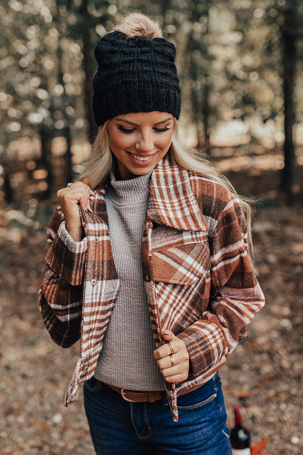 Reveal Your Love Plaid Jacket