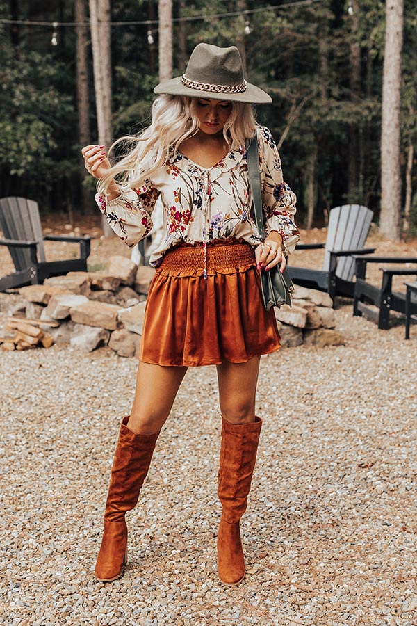 Say Something Sweet Floral Shift Top Image - 2