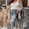 Maple Morning Leopard Cardigan Curves Image - 1