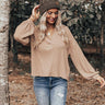 Salted Caramel Latte Shift Top In Mocha Image - 1