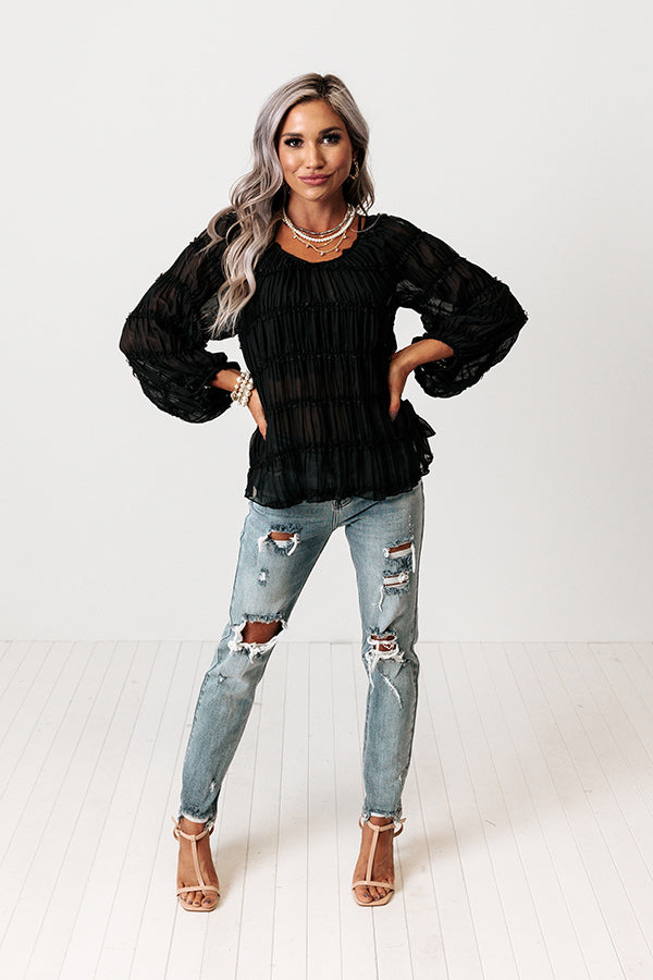 Set The Mood Top In Black Image - 2
