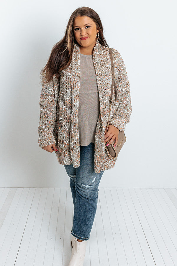 Ready To Roll Babydoll Top In Taupe Curves Image - 2