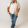 Free To Roam Shift Top In Cream Curves Image - 1