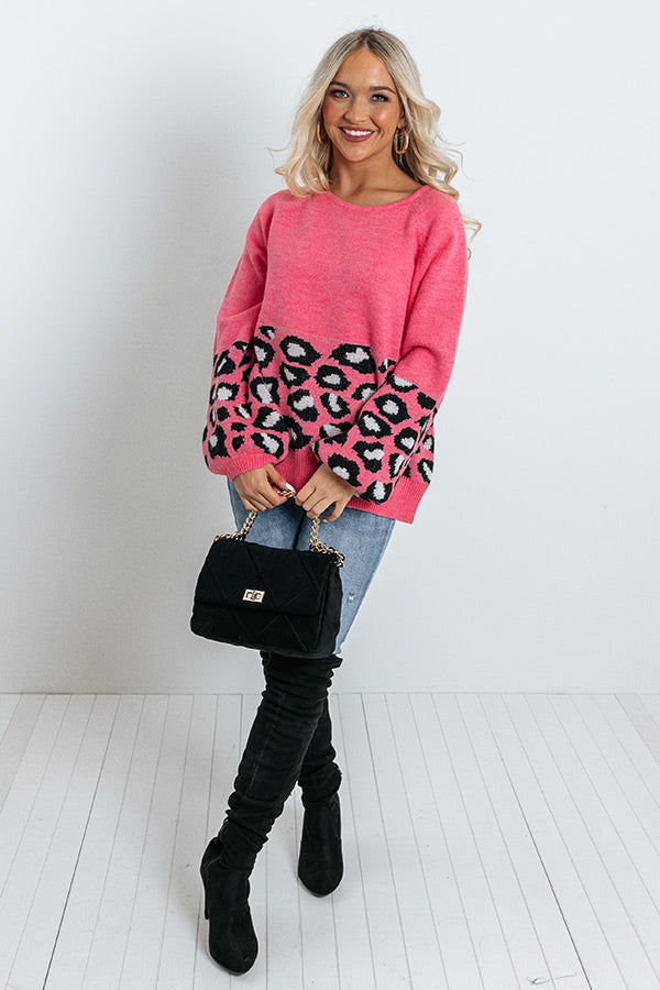 Brooklyn Blizzard Sweater In Pink Image - 2