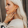 Please And Thanks Hoop Earrings In Silver Image - 1