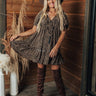 Lovely Rose Babydoll Dress In Black Image - 1