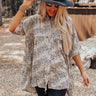Style Leader Babydoll Top In Light Beige Image - 1