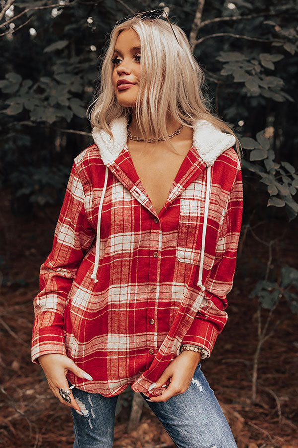 Bonfire S'mores Flannel Sweater