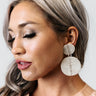 Get A Clue Beaded Earrings In Silver Image - 1