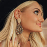 Free To Dream Leopard Beaded Earrings Image - 1