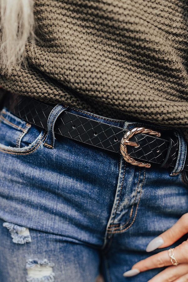 All The Vibes Belt In Black Image - 2