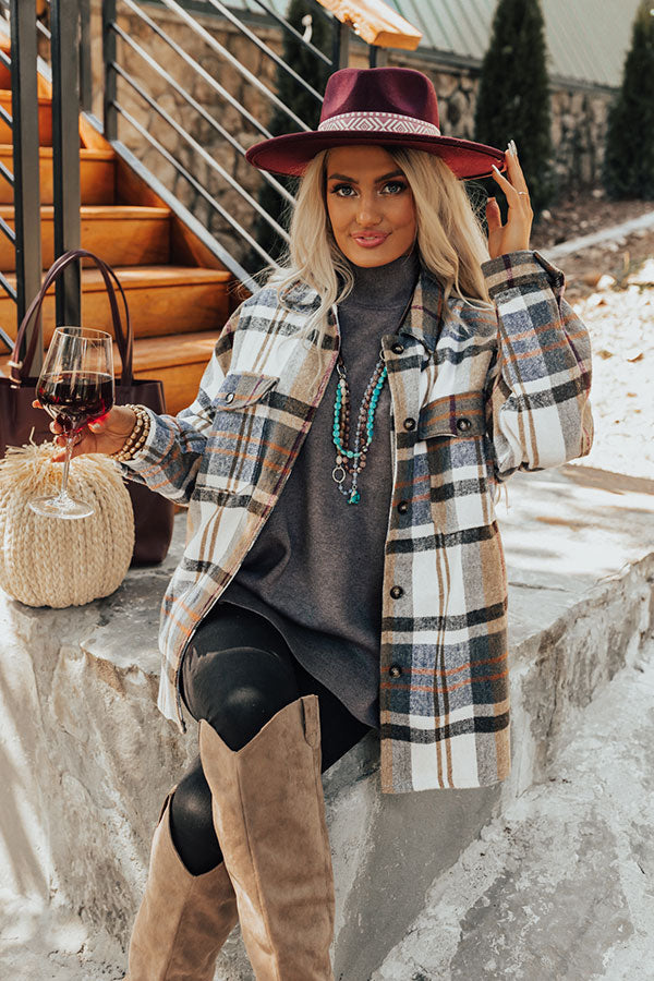 Ski Village Plaid Jacket Image - 2