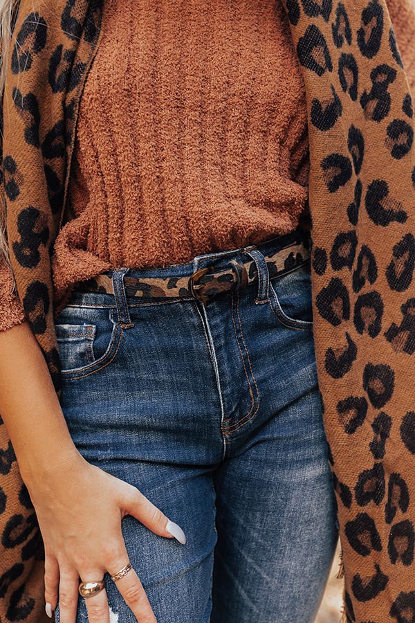 Tuscany Nights Leopard Belt