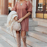 Forever Stylish Dress in Rustic Rose Image - 1