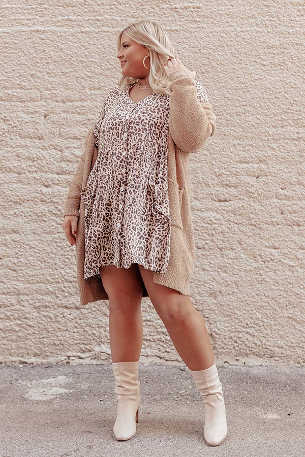 The Montana Leopard Shift Dress Curves Image - 3