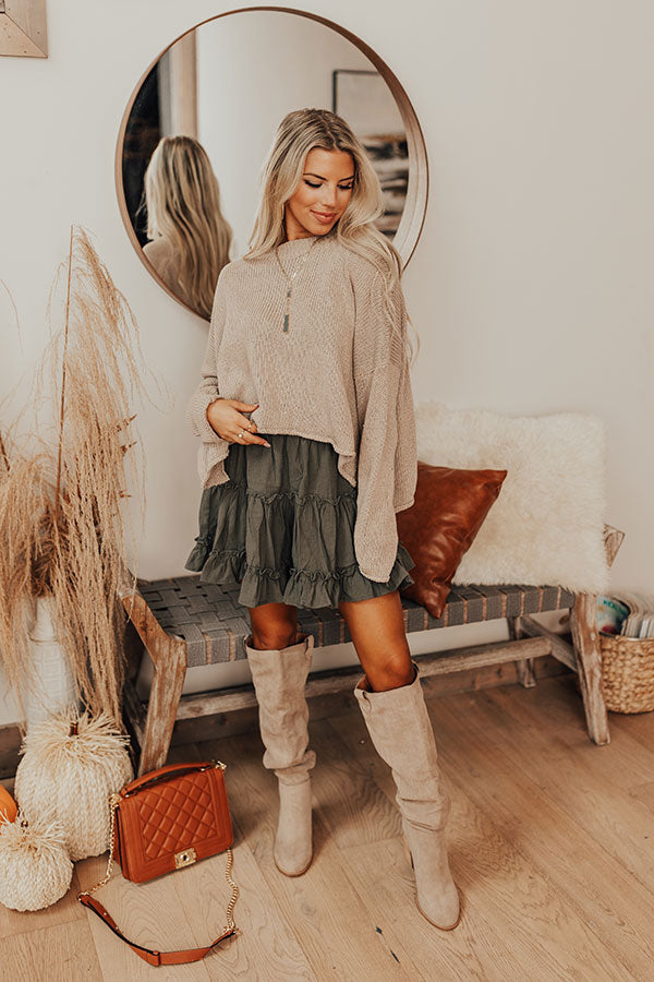 Frozen Frappe Sweater In Birch