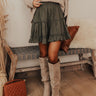 Espresso In Italy Skirt In Army Green Image - 1