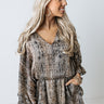 Extra Fabulous Snake Print Romper Image - 1