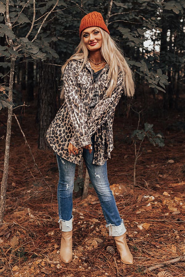 Say Less Leopard Jacket Image - 1