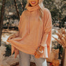 Counting Kisses Waffle Knit Sweater In Light Rust Image - 1