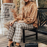 Luckiest Of All Shift Top In Camel Image - 1