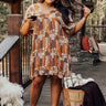Forever Stylish Floral Dress in Cream Curves Image - 1