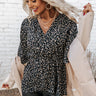 Total Flirt Polka Dot Top in Black Image - 1