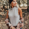 Happy Photos Knit Top In Grey Image - 1