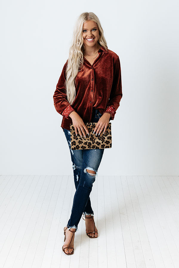 Deep Inside My Heart Velvet Top Image - 2