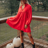 Style Code Babydoll Dress in Red Image - 1
