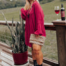 Style Code Babydoll Dress in Wine Curves Image - 1