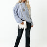 Idlewild Fringe Sweater In Airy Blue Image - 1