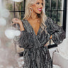 Getting Ritzy Romper in Black Image - 1