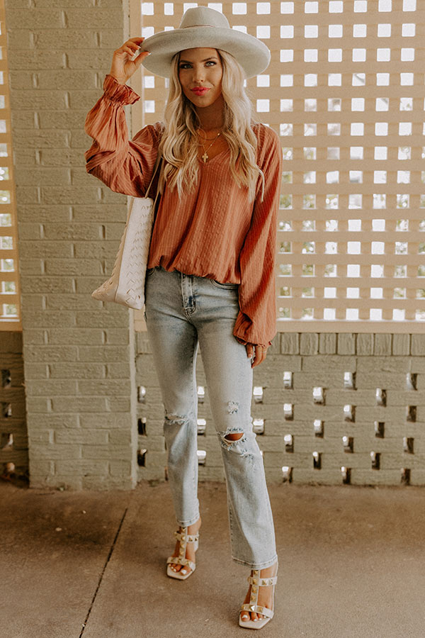 The Winette Top in Rustic Rose Image - 1