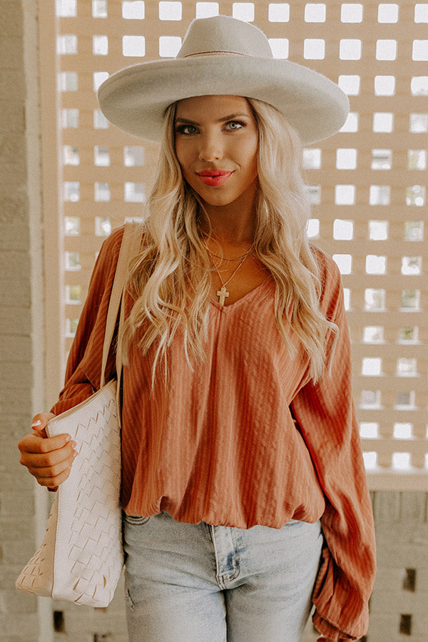 The Winette Top in Rustic Rose Image - 2