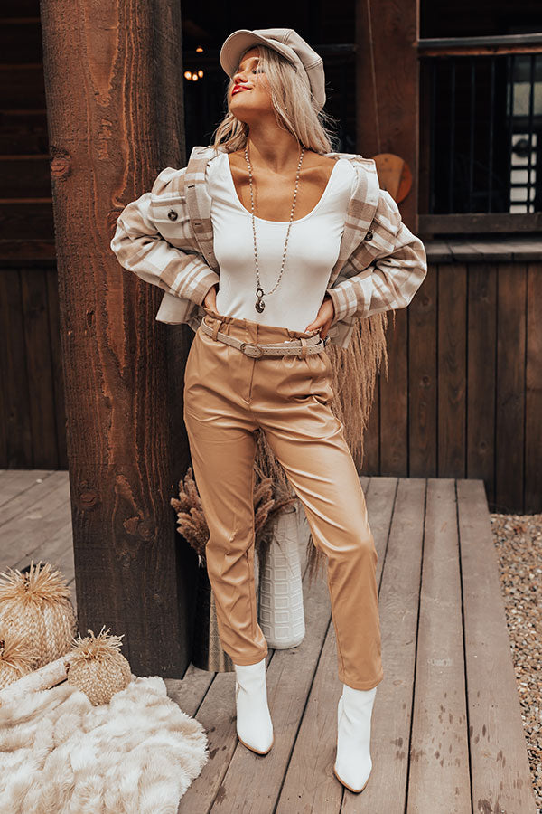 Style Leader Faux Leather Pants