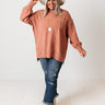 Cocoa Mood Shift Sweater In Blush Curves Image - 1