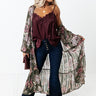 Looking At London Floral Duster Overly in Olive Image - 1