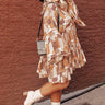 The Violette Floral Dress in Cream Curves Image - 1