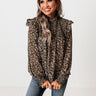 Vivid Views Floral Shift Top In Black Image - 1
